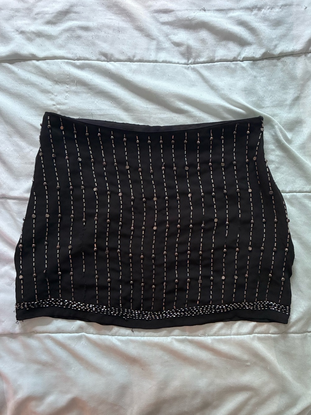 Beaded Mini Skirt